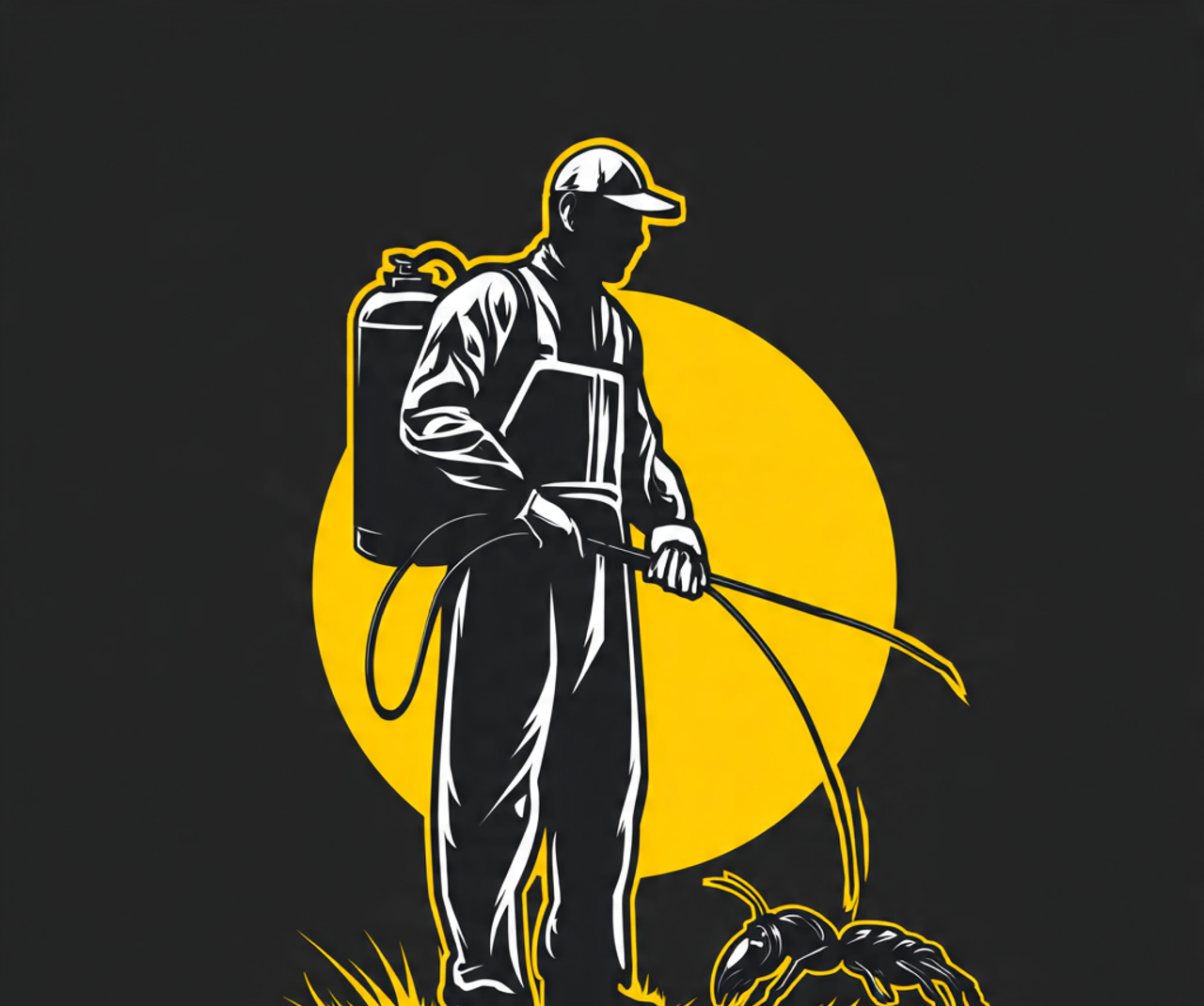 Falcon Safeguard technician conducting pest inspection in Jubail