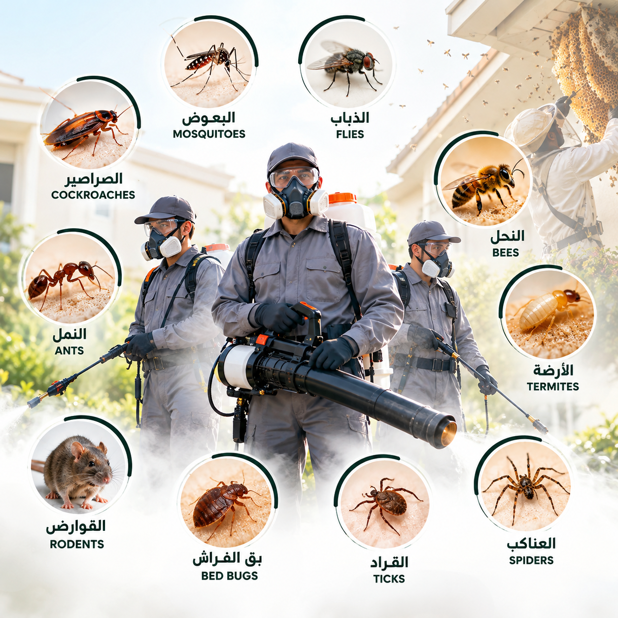 Commercial tower protected by Falcon Safeguard pest control and facility management